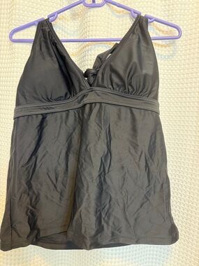 Prana Black Swim Tankini Top